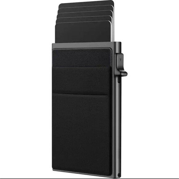 Rfid pop up Wallet credit card cash storage Holder Organized wallet case - Picture 7 of 11